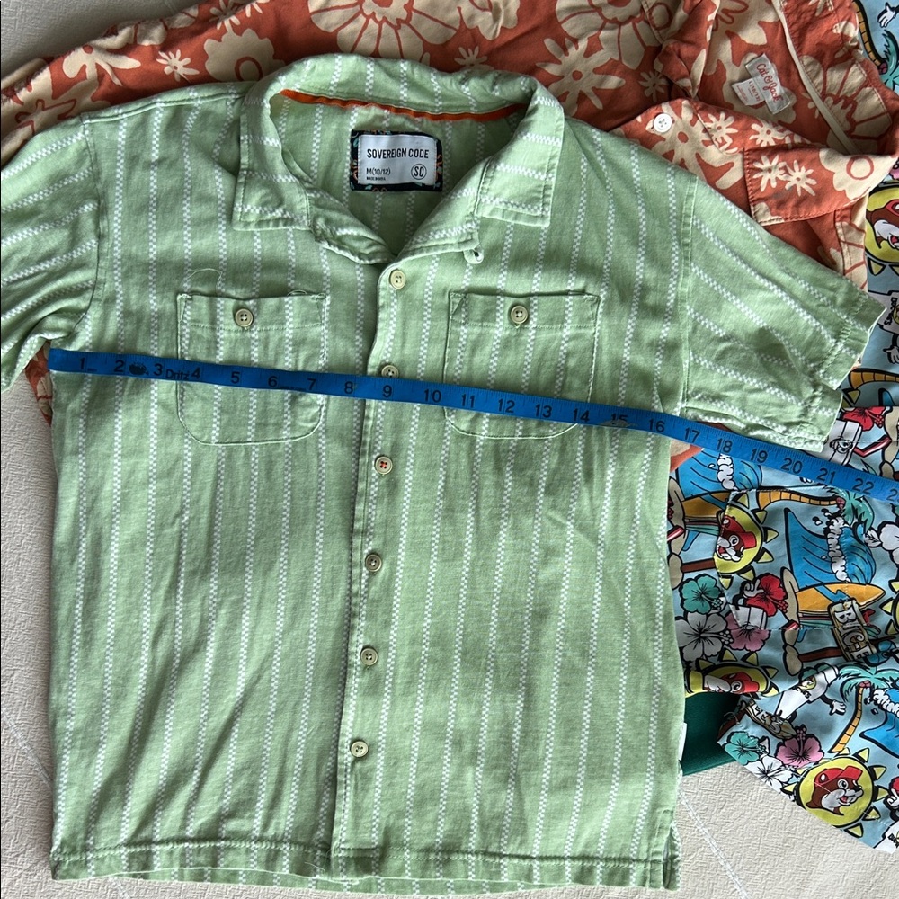 Sovereign Code Kids Colorful Button Down Shirt Set - Picture 2 of 16